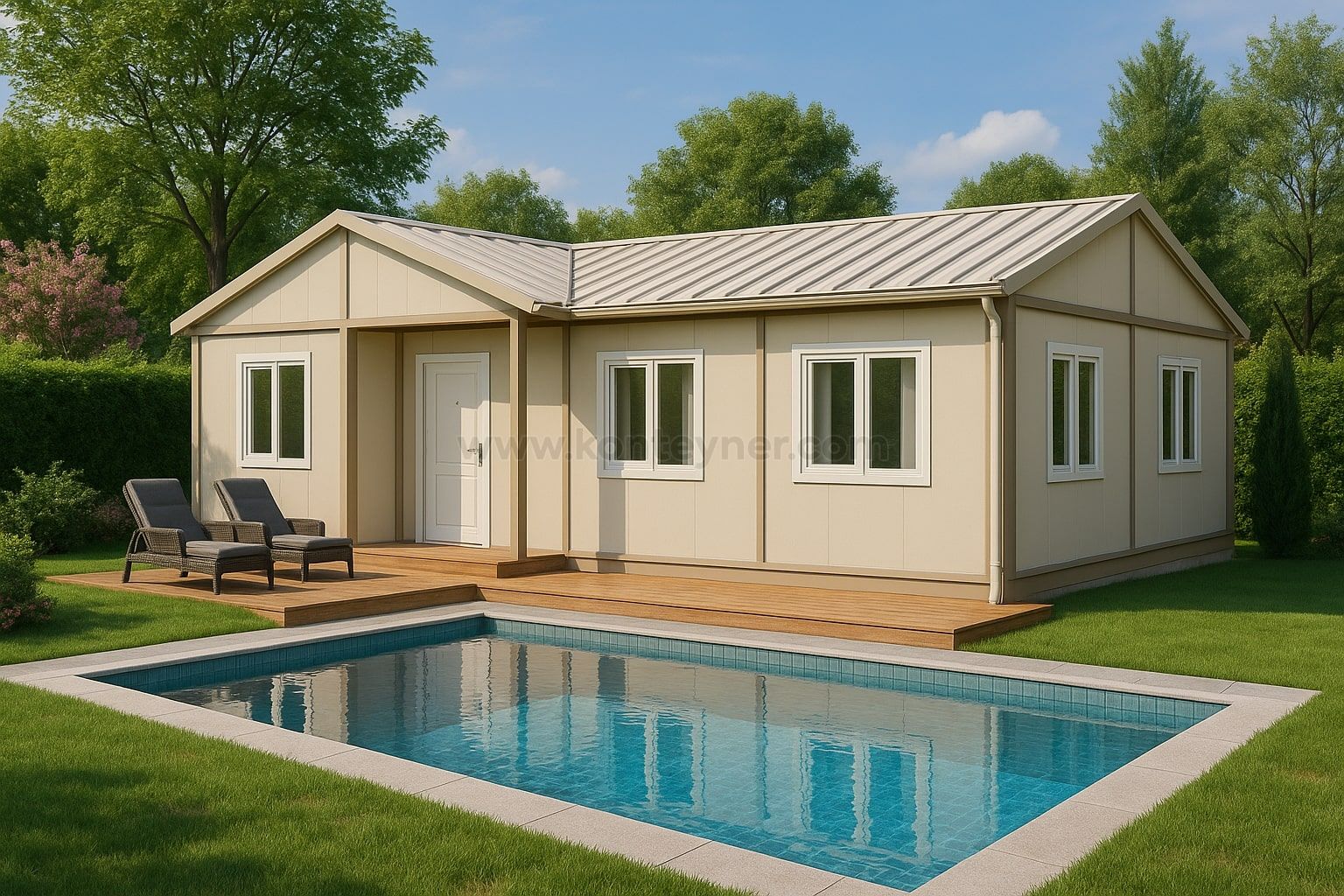 Konteyner Yapılarda Çift Katlı Yaşam Alanı Uygulamaları