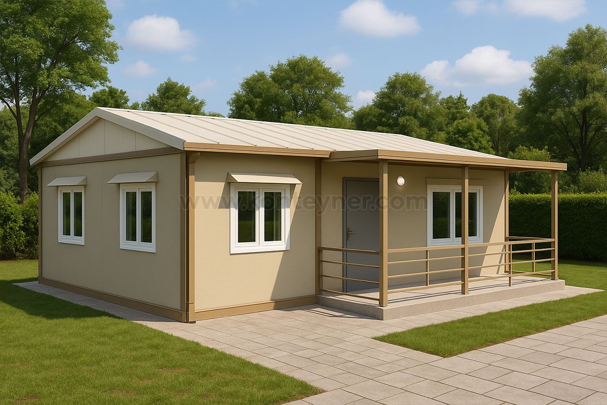 Konteyner Evlerde Modern Mutfak Adası Tasarımları