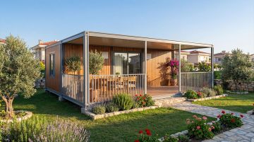 bahçe için konteyner ev